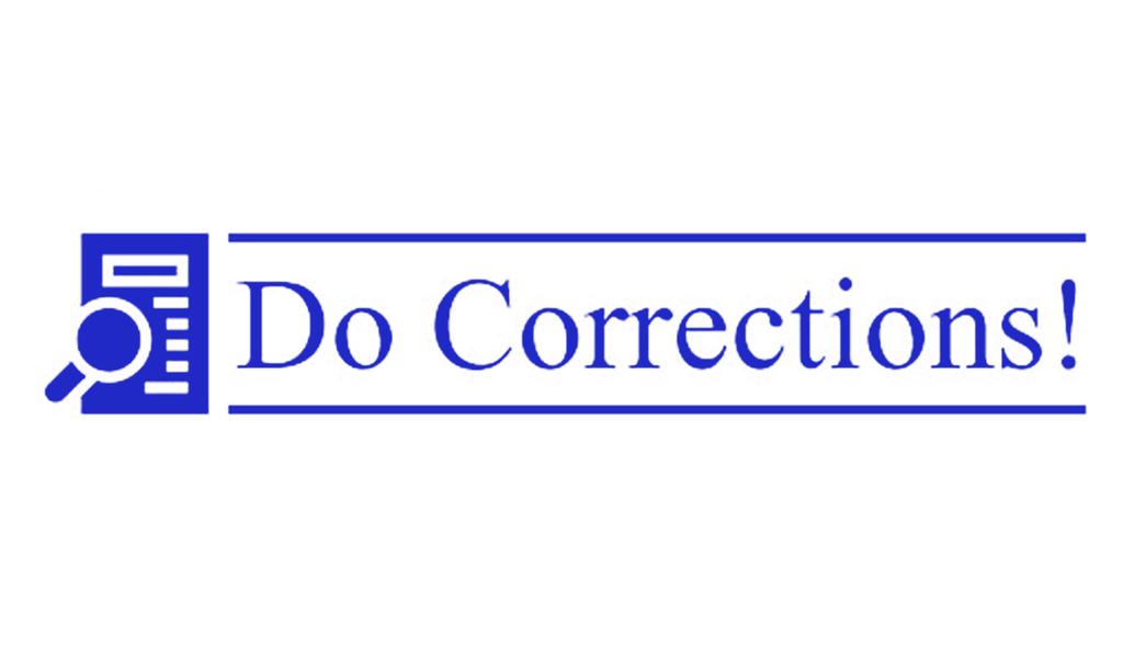 Printtoo Teacher's Stamp Do Correction! Self-Inking Stamp Rubber Stamp Remark for School Classroom & Homework Supplies,42x9 mm