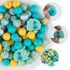 32Pcs/Lot Silicone Beads Kits Silicone Round Beads For Bracelet Necklace Jewelry Handmade Accessories