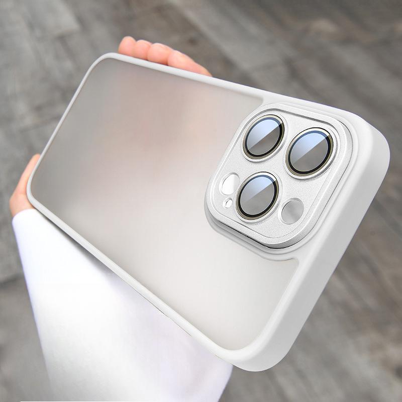 Applicable To Apple 15 Magnetic Charging Mobile Phone Case Matte 13proMax Full-inclusive IPhone 14 Simple Anti-fall Protection Case