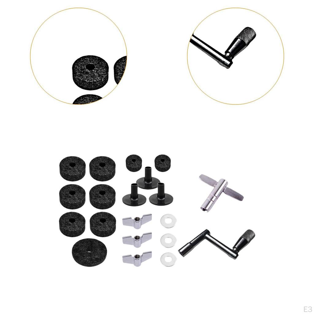 20 -Fach Becken Replacement Cymbal Felt Washer's Pelvic Sleeve And Lowerer Pelvis Cushion