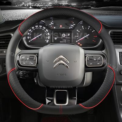 Capa de volante tipo D para Citroen C3 II III 2009 - C3 AIRCROSS 2017 2018 Berlingo 3 C4 Picasso 2
