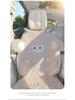Women's Cute Cartoon Plush Winter 3-Piece Car Seat Cushion Set for Five-Seat Vehicles