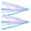 2pcs Ribbon Streamers Decorative Colorful Cloth Tassels for Boys Girls Scooter Bicycle Handlebar3