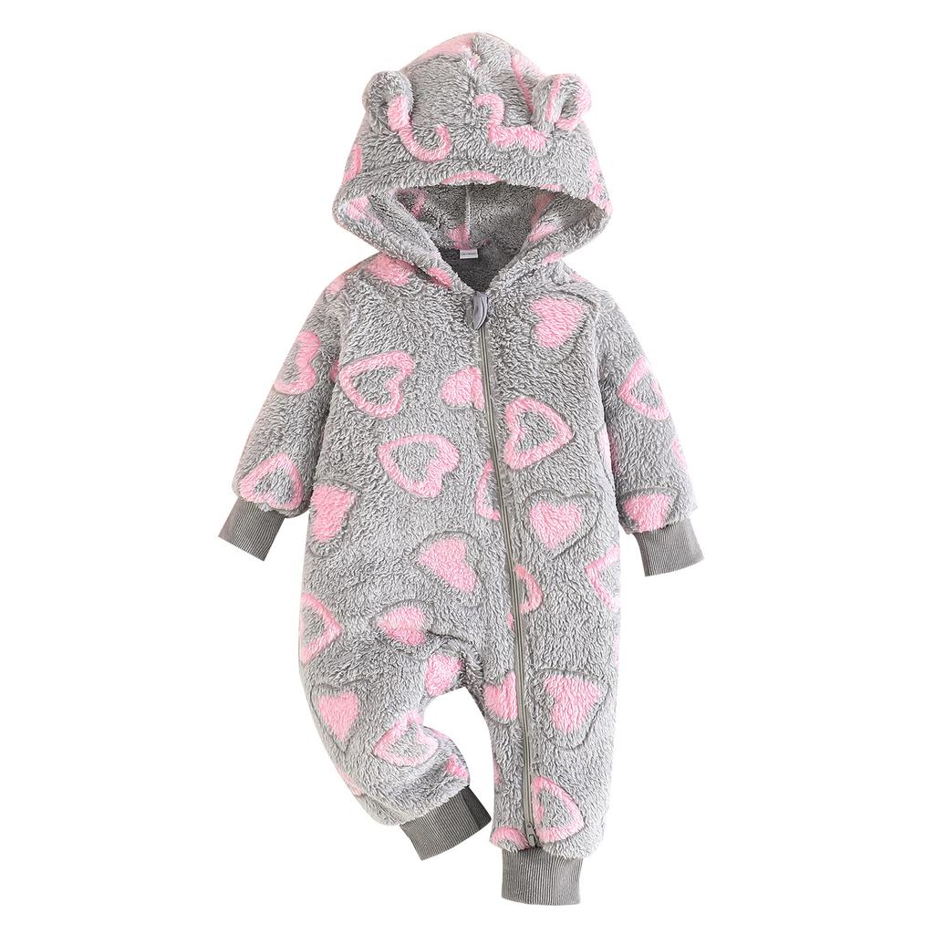 New Autumn and Winter Explosions Maomao Love Hooded Boys' and Girl's Long-sleeved Boys' and Girl's Long-sleeved Climbing Suit