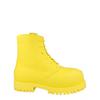 Fede Leather Combat Boots Yellow