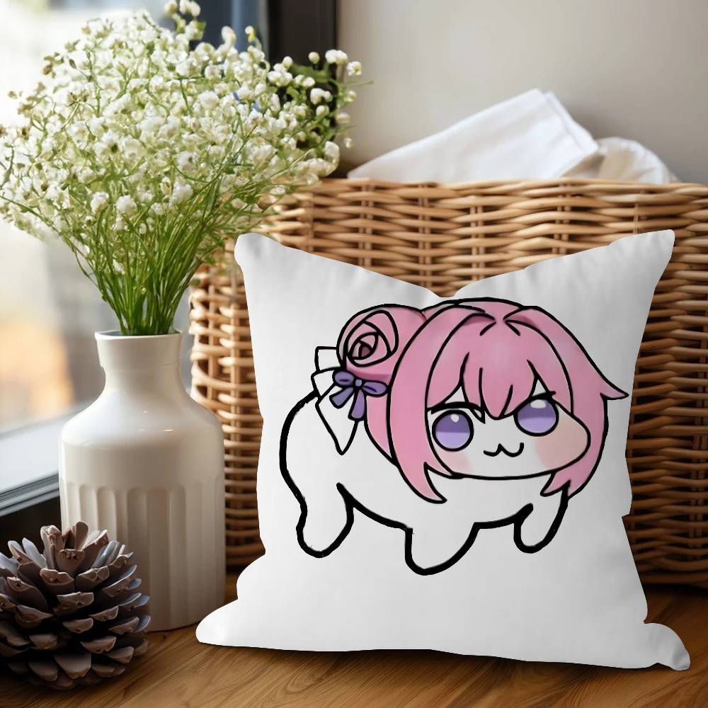 Anime Doro Pillowcase Toon Gift Cushion Cover Bedroom Home Sofa Chair Seat Decor Pillow Case