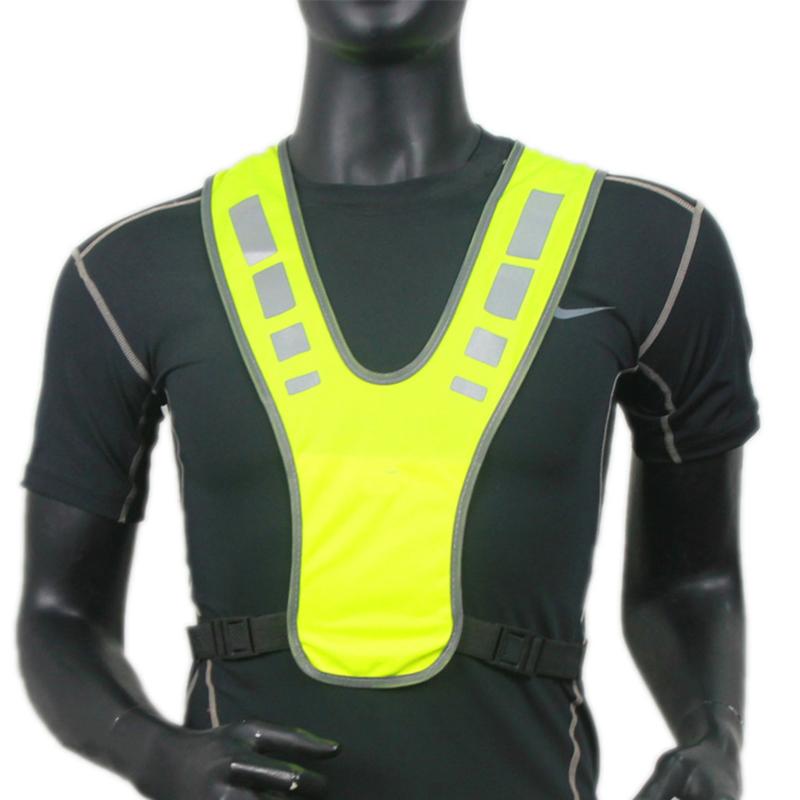 Outdoors Reflective Vest Comfortable Breathability Safety Night Jacket For Man Woman Running Jogging Cycling Motorcycle Walking