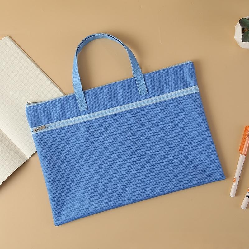 A4 waterproof large-capacity tutoring storage bag, handheld document bag, student,storage bag documents file