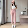 Pants Women's Summer Thin Section Small Casual Nine-point Harem Pants Elastic Waist Pants Cigarette Pants