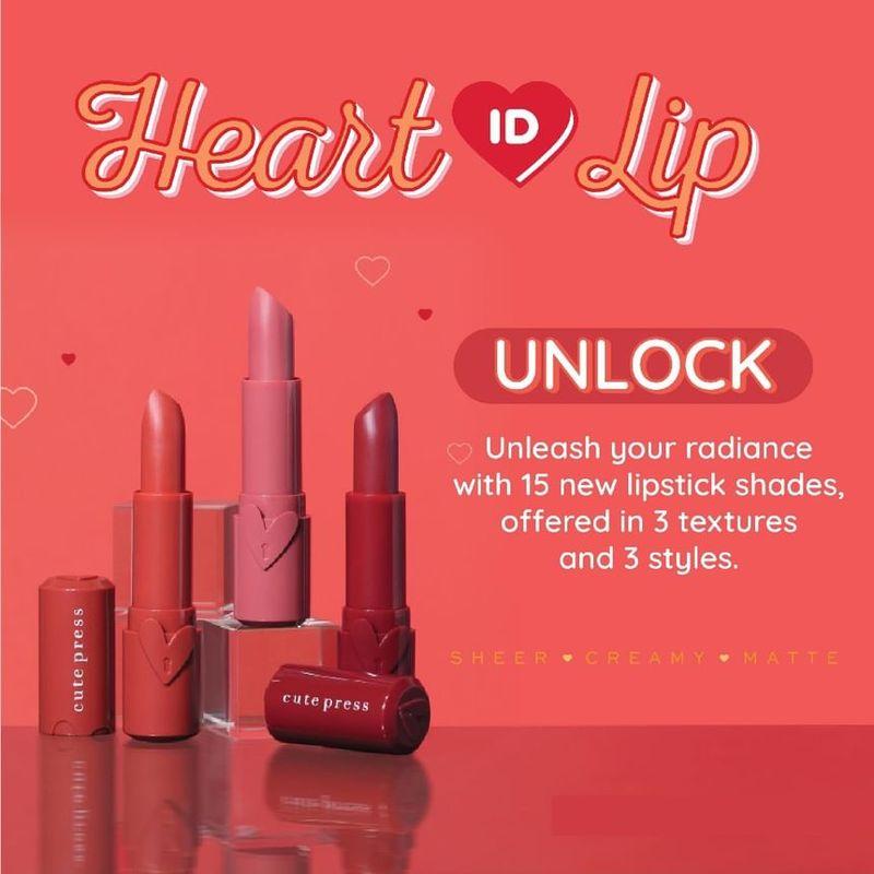 Cute Press - Heart ID Creamy Moist Lipstick