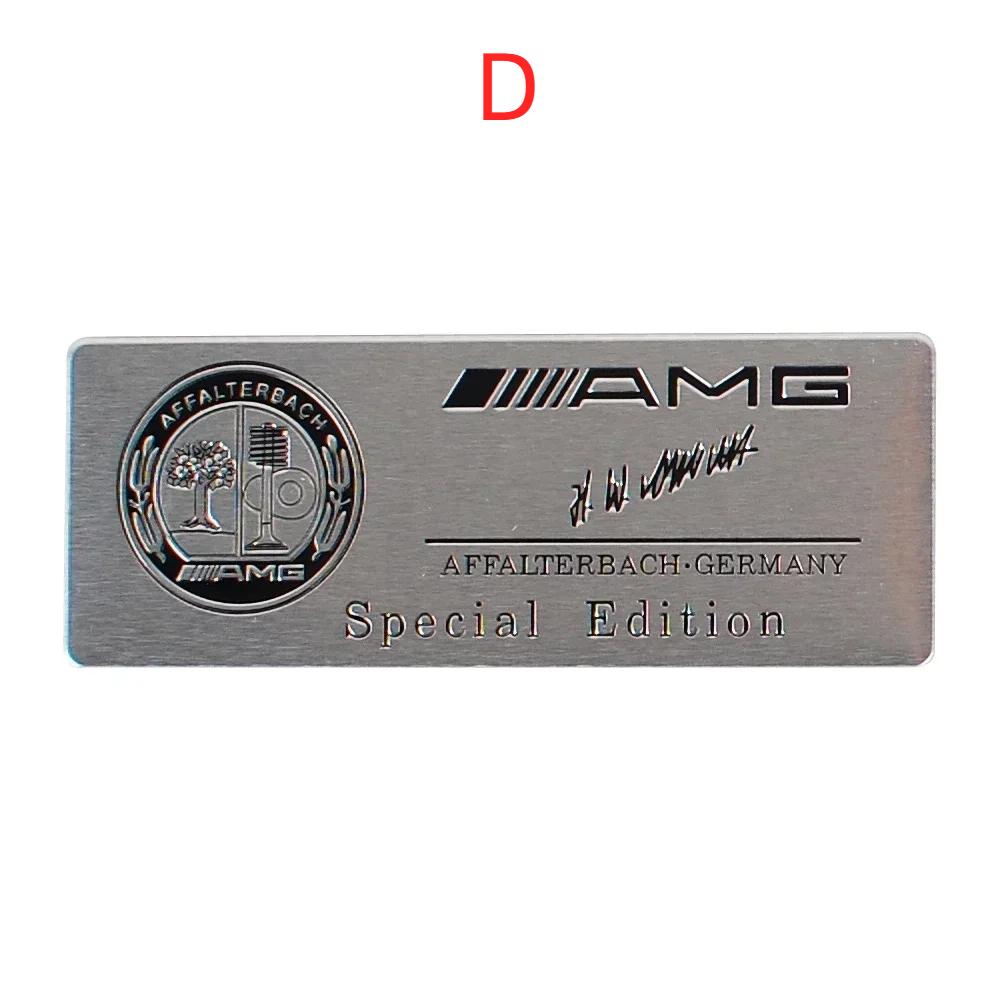 For AMG Car  AMG 1pcs 80x30mm Auto Side Window Badge Sticker D