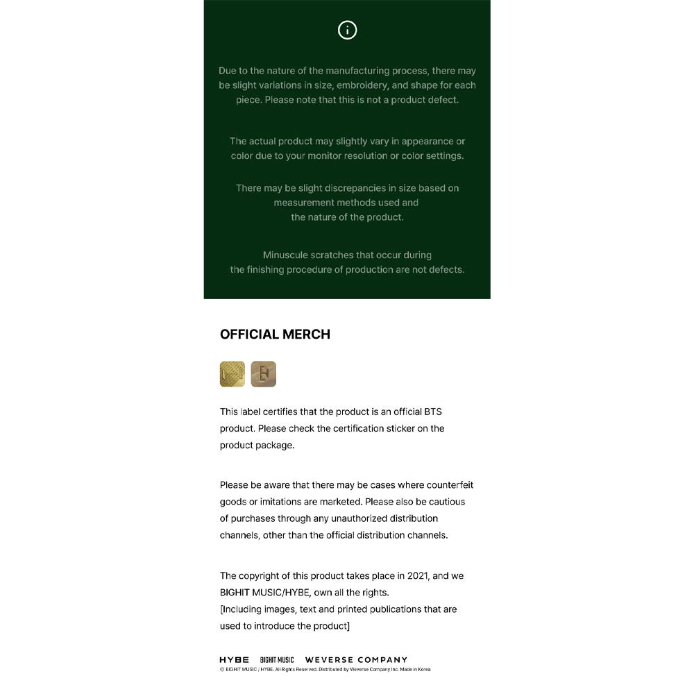 BTS Beutel (HOPE ON THE STAGE FINAL)