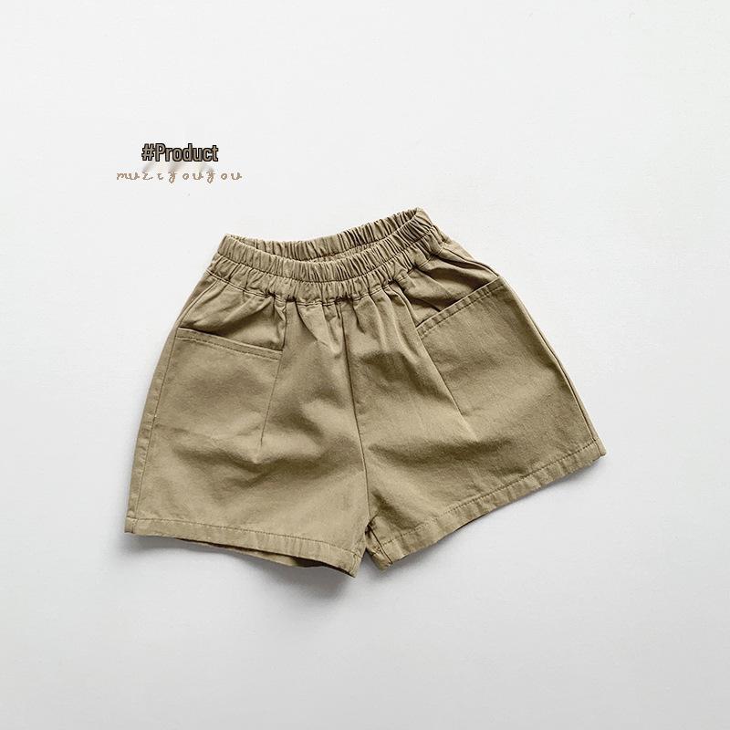 

2025 Retro Korean & Japanese Style Children s Summer Shorts - Unisex and Versatile 90cm