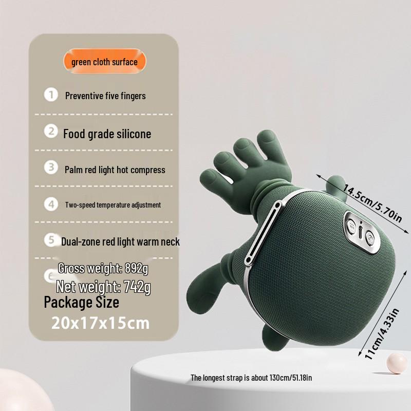 Automatisches Hocheffizientes Hand-, Schulter- & Nackenmassagegerät mit Echter Handknetung & Heißkompresse