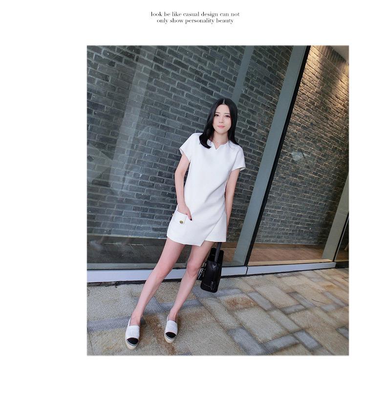 2023 Women's Stylish Hong Kong-Style Top & Skirt Shorts Set - Summer Petite Two-Piece Outfit