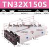Double Shaft Pneumatic Cylinder with Dual Piston Rods TN10-40