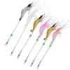 6Pcs High Simulation Soft Luminous Artificial Shrimp Lure Bait Fishing Tackle with Hook