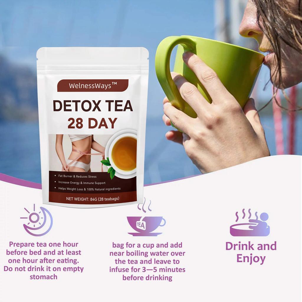 Premium 28 Days Slimming Tea Detox Cleanse Stomach Boost Immunity