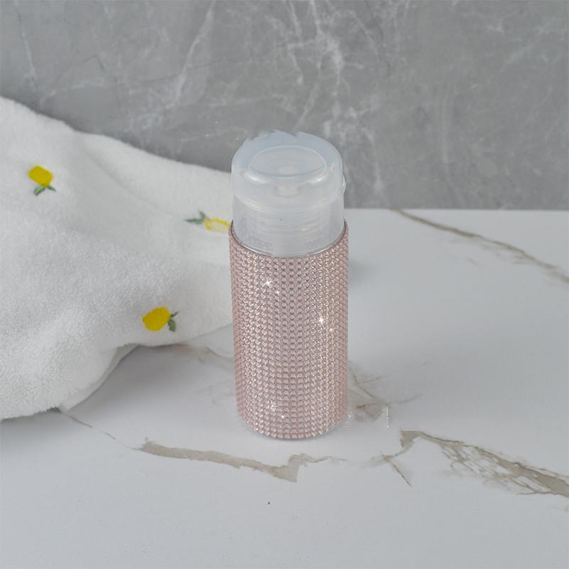 

150Ml Diamond Empty Pump Liquid Alcohol Press Nail Polish Remover Cleaner Bottle Dispenser Manicure Container