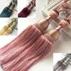Pair Curtain Ropes Large Backs Ball Tassel Tieback
