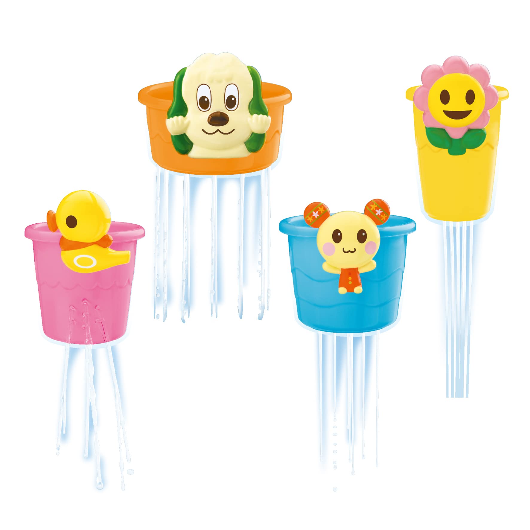 

Wanwan and Utan NEW Stackable shower cups for the bath