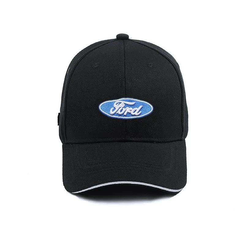 1 Stück Hochwertige Stickerei Streetwear für Ford Baseballkappe Cool Verstellbar für Ford MK7 Mondeo MK4 Fusion Focus 3 MK2 Fiesta