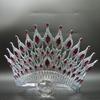 Catwalk Pageant Crown Stage Oversized Adjustable Rhinestone Crown Festive Party Headwear