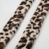 Resin Buckle Leopard Print Plush Belt Furry Jazz Dance Costumes Accessory  Streetwear