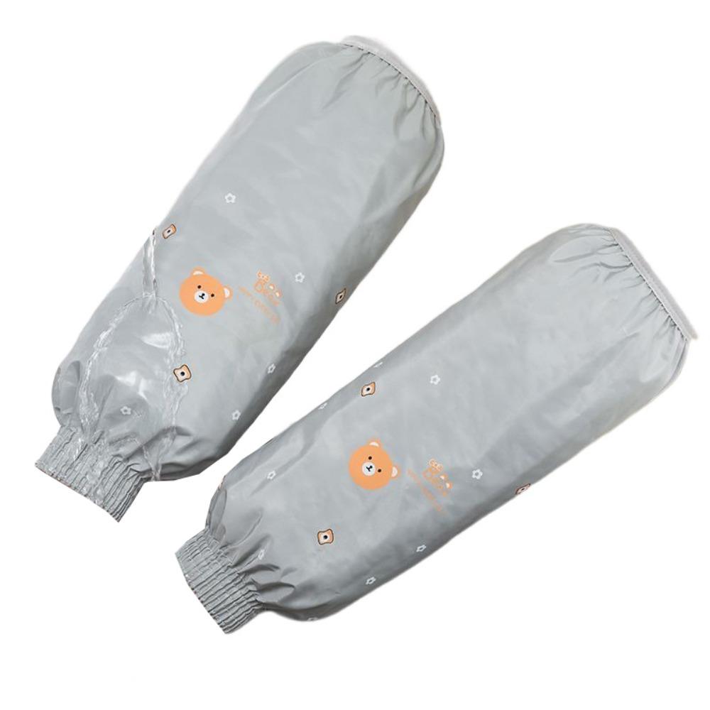 

1Pair 33x17cm Cleaning Oversleeves Bear Oilproof Oversleeves Arm Sleeve Housework серый