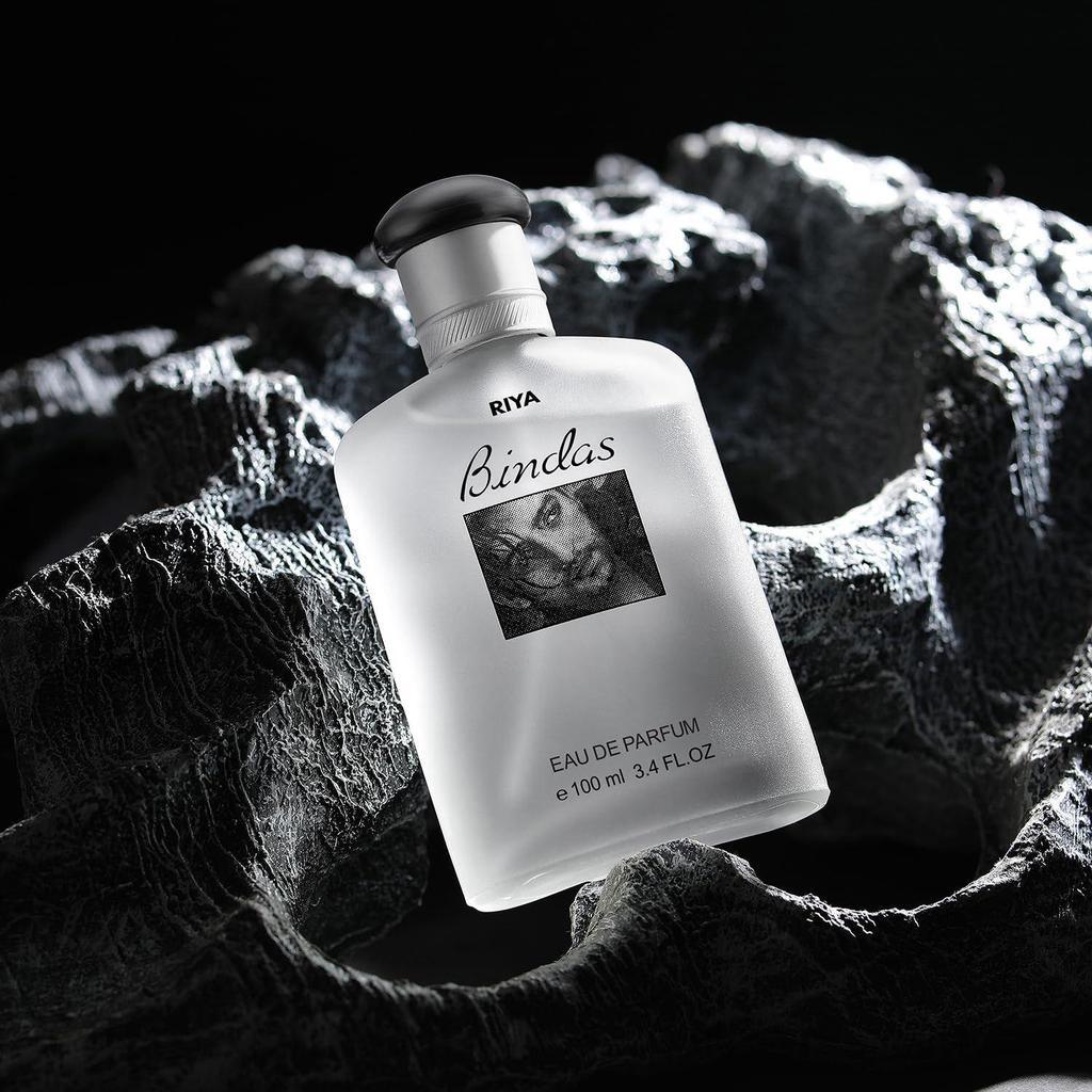 RIYA BINDAS For Men Eau De Parfum Spray Aromatic Woody Spicy 100 ML Mild Fragrance Long Lasting Fragrance/Scent of Swag
