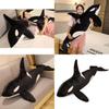 Realistic Killer Whale Plush Toy Soft And Cuddly Ocean Sea Life Stuffed Animal Pillow Doll