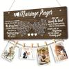1 Set Exquisite Hanging Photo Folder DIY Wedding Wall Pendant  Valentine's Holiday