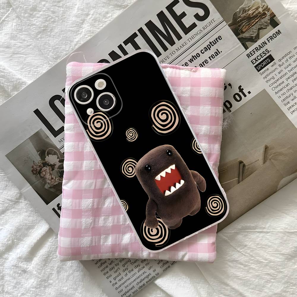 Domo Kun Phone Case For iPhone 17 16e 16 15 14 13 12 11 Mini Pro Max Shell