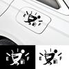 Fuel Tank Cap Sticker Tearable Waterproof Funny Sticker Personalized Reflective Car Sticker