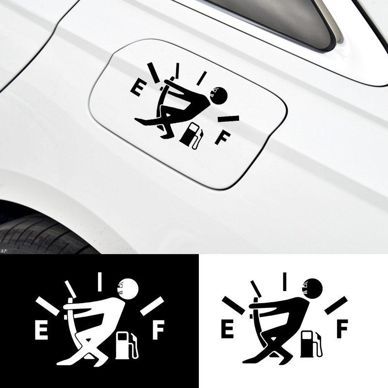 Fuel Tank Cap Sticker Tearable Waterproof Funny Sticker Personalized Reflective Car Sticker