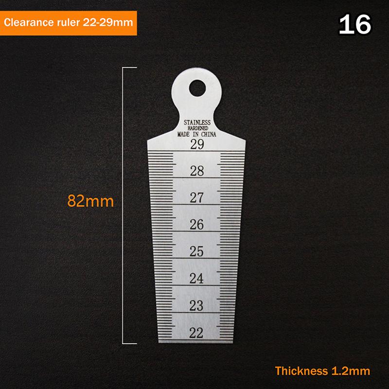 Multi-size Stainless Steel Hole Measuring Tool Taper Gauge Feeler Inner Diameter Ruler Measuring Probes Aperture Measurement