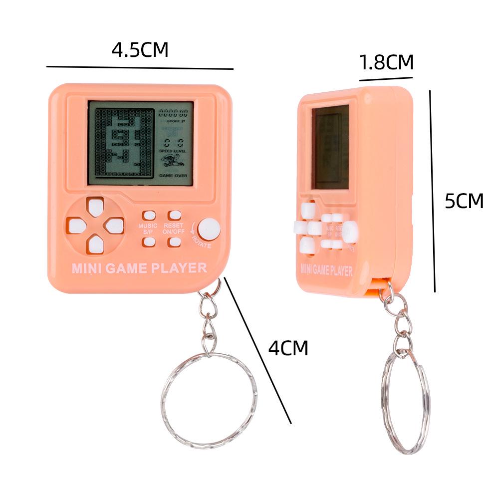 Mini Nostalgic Handheld Tetris Game KeychainConsole