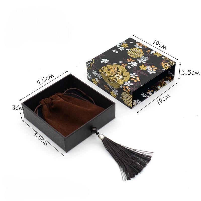 Retro Chinese Drawer Style Jewelry Gift Box for Bracelet, Necklace and Tassel Ornaments
