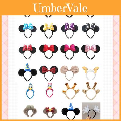 Cartoon Minnie Mickey Ear Headband For Adults And Children Cute And Sparkly Butterfly Bow Hair Accessories