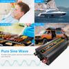 3000/4000/6000/8000W Car Voltage Transformer LED Display Vehicle Smart Inverter Dual USB AC 12V To DC 220V for Vehicle Appliance
