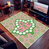 AKA Logo Printed Absorbent Washable Carpet, Non-Slip Bathroom Mats, Kitchen Rugs, Yoga Mat,Living Room Entrance, Camping Picnic Rugs
