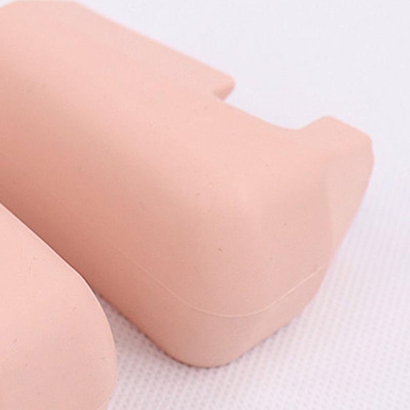 Adhesive Silicone Edge Guard for Children's Feeding Chairs Providing Gentle Touch Impact Absorption Simple Setups