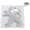 ABS Lion Shape Car Front Rear Logo Stickers Badge for Peugeot 2008 3008 2021N 2022 2023 Auto Hood Emblem Trunk Decals Accessories