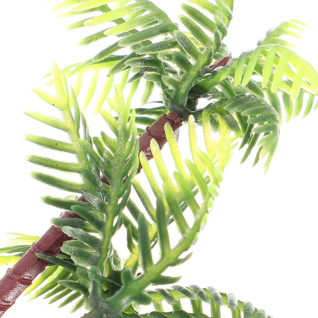 Plastic Coconut Palm Tree Miniature Realistic Shape Micro Landscape Supplies Mini Palm Tree Decoration Mini Landscape Decor