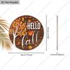 Garden decorations,autumn harvest festival decorations,wooden hanging decorative signs,"hello fall" signs, 2D flat products
