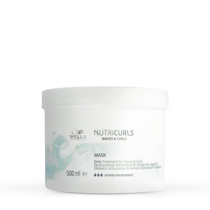 Masque - Wella Professionals - Nutricurls - 500ml - Anti-frisottis - Cheveux bouclés et ondulés