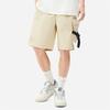 Li-Ning Loose Solid Color Cargo Shorts Men Bottoms Khaki AKSSA37-3