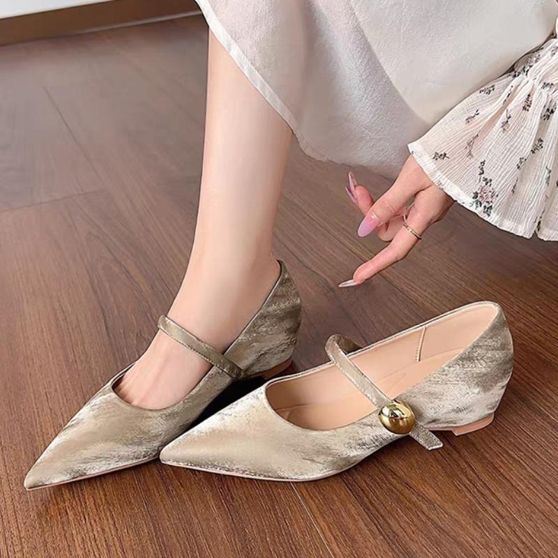 Fashion Elegant Women Pointed Toe Heeled Shoes Sexy Party Sandals New Summer Designer 2025 Dress Brand Woman Shoes Zapatillas De Mujer