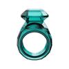 Swarovski Lucent Octagonal Cut Design Crystal Ring Women rings Green 5607345