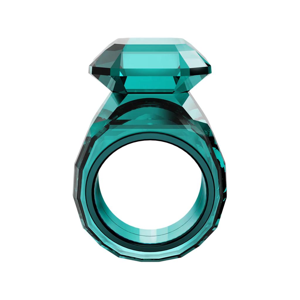 Swarovski Lucent Octagonal Cut Design Crystal Ring Women rings Green 5607345